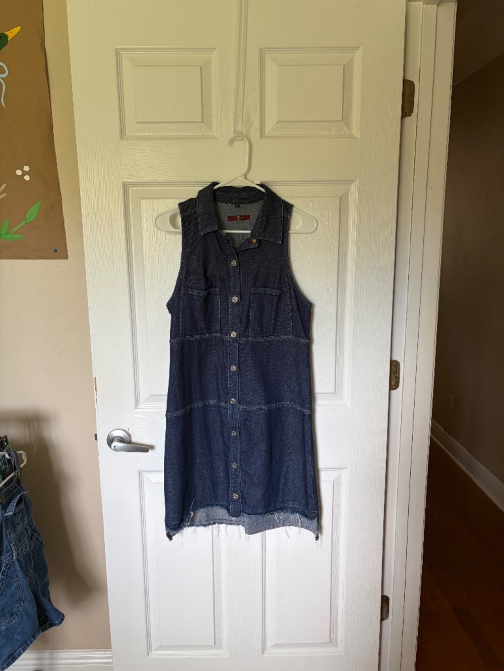 7 For All Mankind Denim Tank Dress - M
